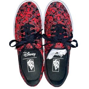 Vans x Disney Collab Mickey Mouse Women’s 10 Men’s 8.5 Authentic Sneakers